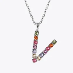 Caroline Svedbom Letter Necklace V/Rainbow Combo Sale