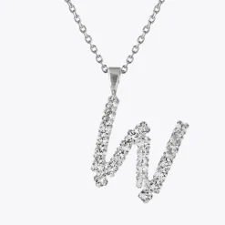 Caroline Svedbom Letter Necklace W/Crystal Flash Sale
