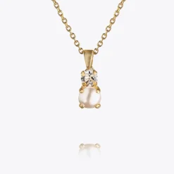 Caroline Svedbom Love Pearl Necklace/Pearl + Crystal Online