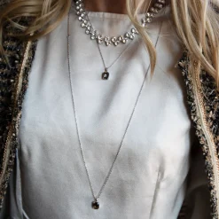 Caroline Svedbom Lydia Long Necklace Black Diamond Clearance