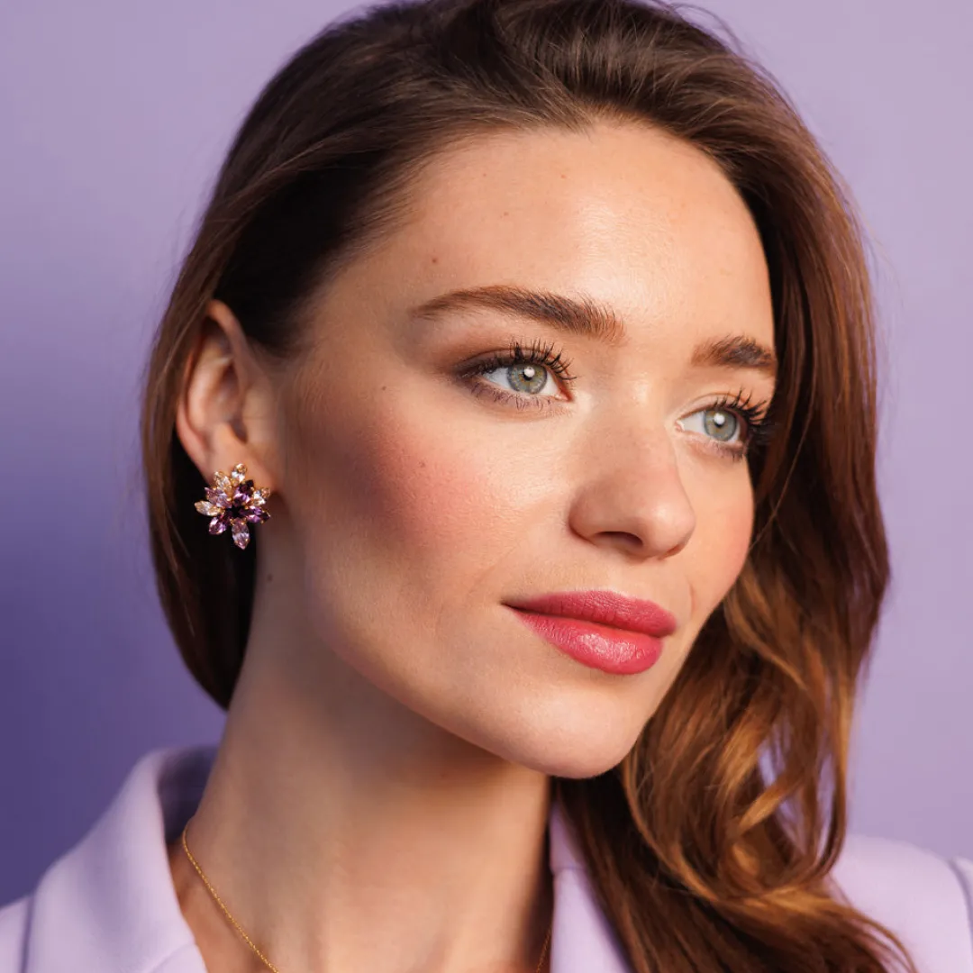 Caroline Svedbom Melia Earcuff/Violet Combo Best