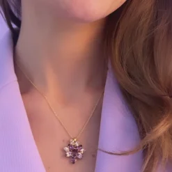 Caroline Svedbom Melia Necklace/Violet Combo Store