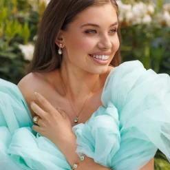 Caroline Svedbom Mini Drop Bracelet Chrysolite Flash Sale