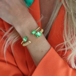 Caroline Svedbom Mini Drop Bracelet Peridot Best Sale