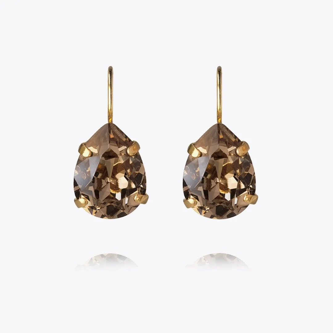 Caroline Svedbom Mini Drop Clasp Earring Greige Fashion