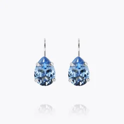 Caroline Svedbom Mini Drop Clasp Earrings Light Sapphire Fashion