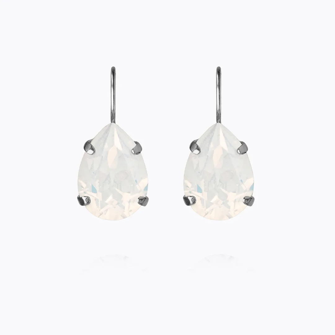 Caroline Svedbom Mini Drop Clasp Earrings White Opal Flash Sale