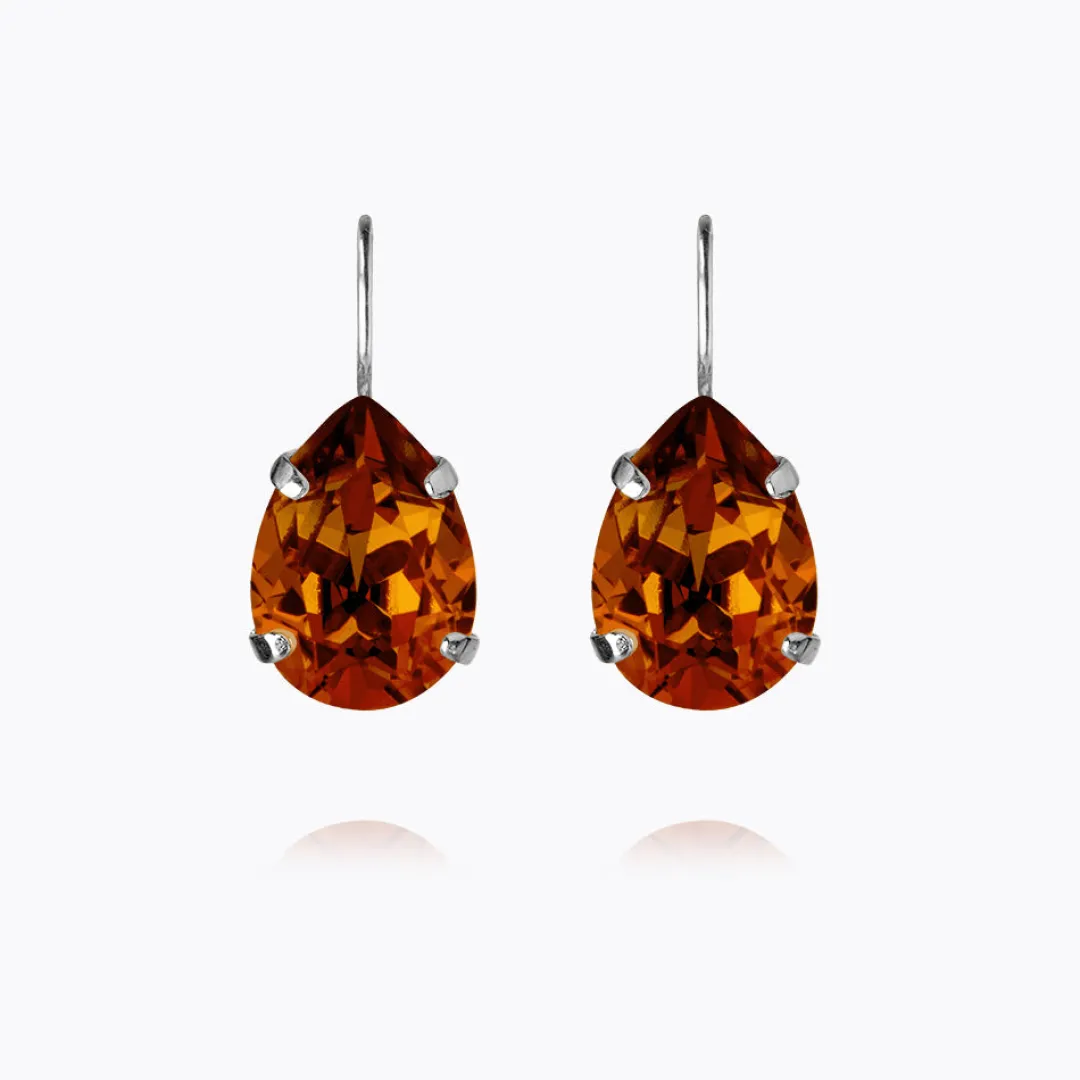 Caroline Svedbom Mini Drop Clasp Earrings Light Amber Flash Sale