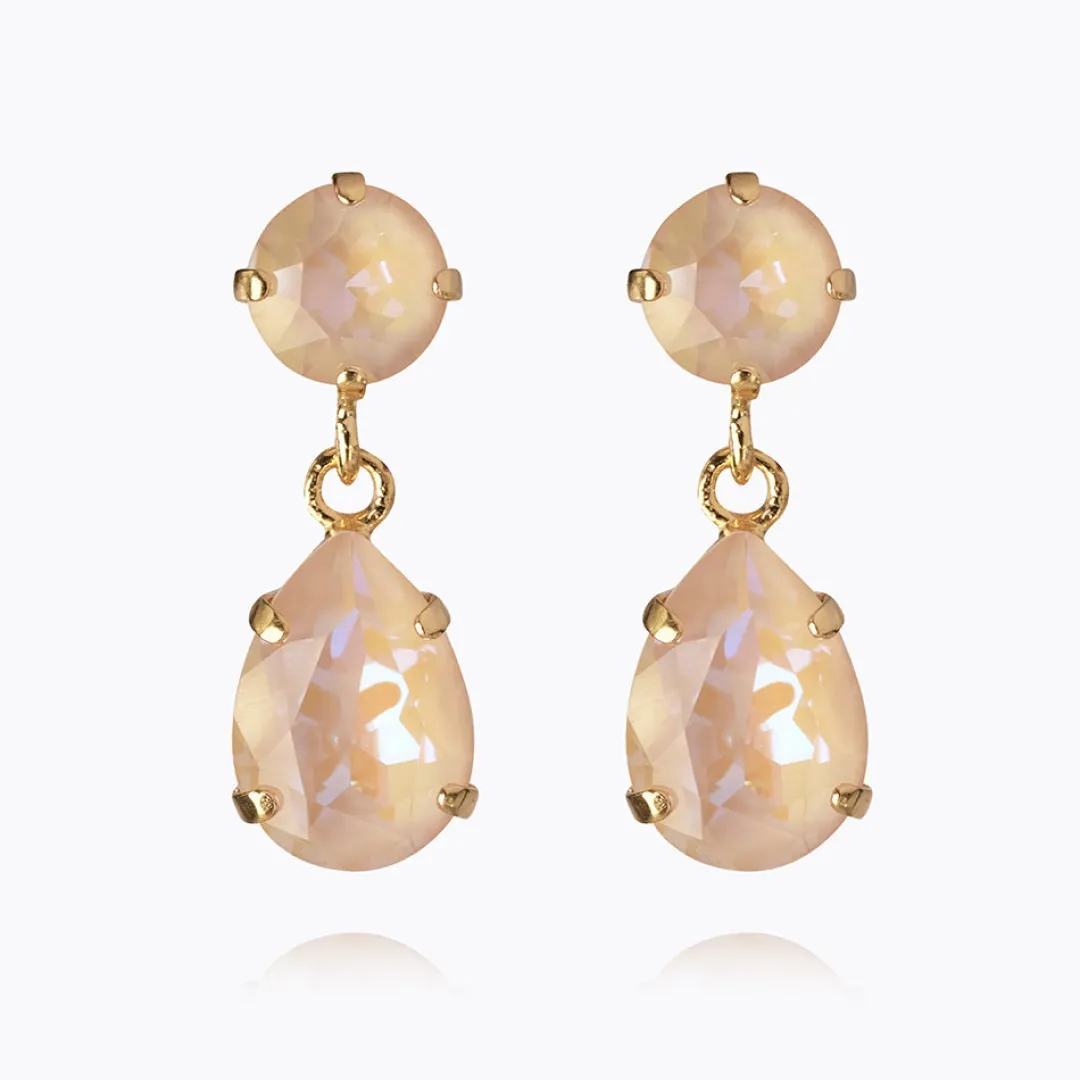Caroline Svedbom Mini Drop Earrings Ivory Cream Delite Outlet