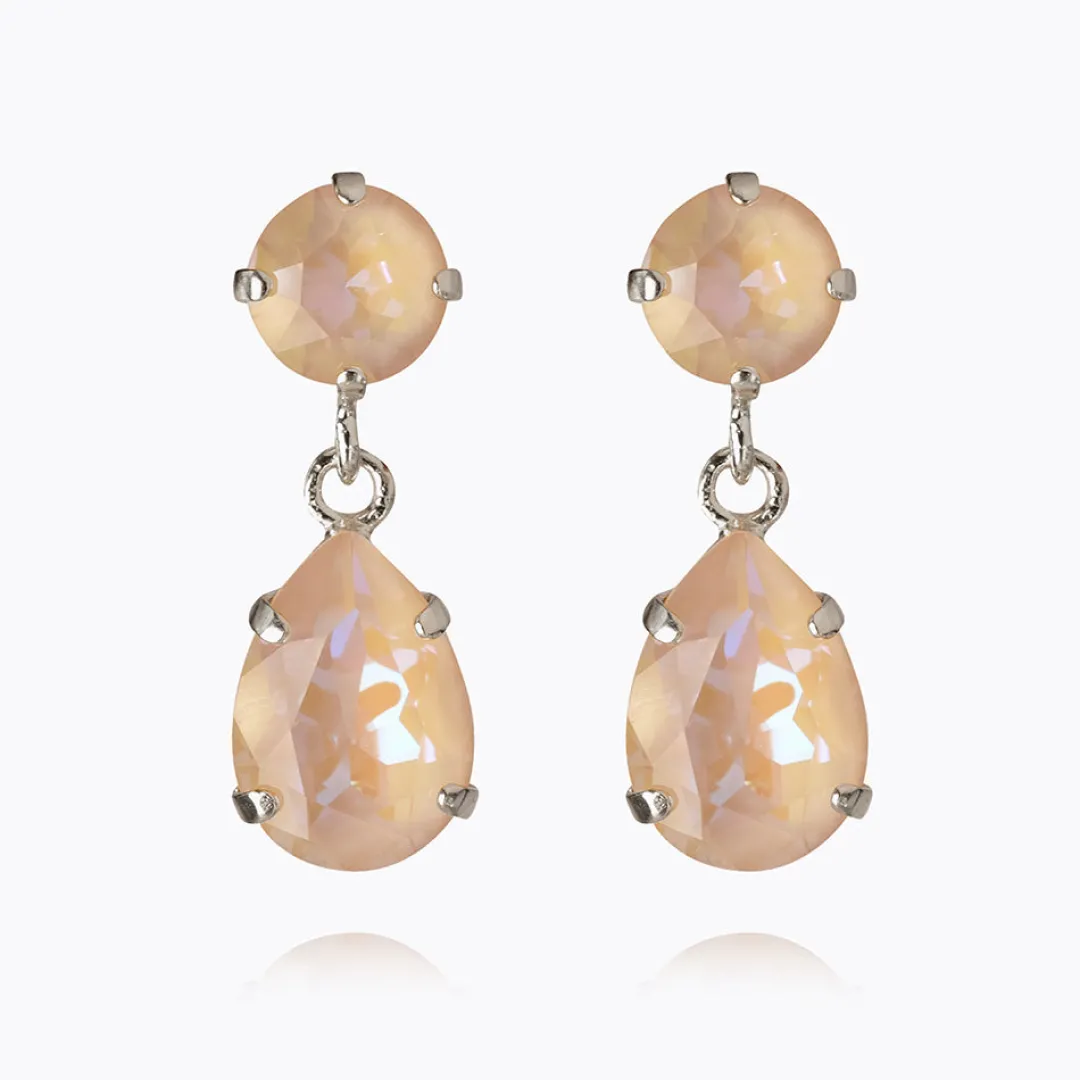 Caroline Svedbom Mini Drop Earrings Ivory Cream Delite Outlet