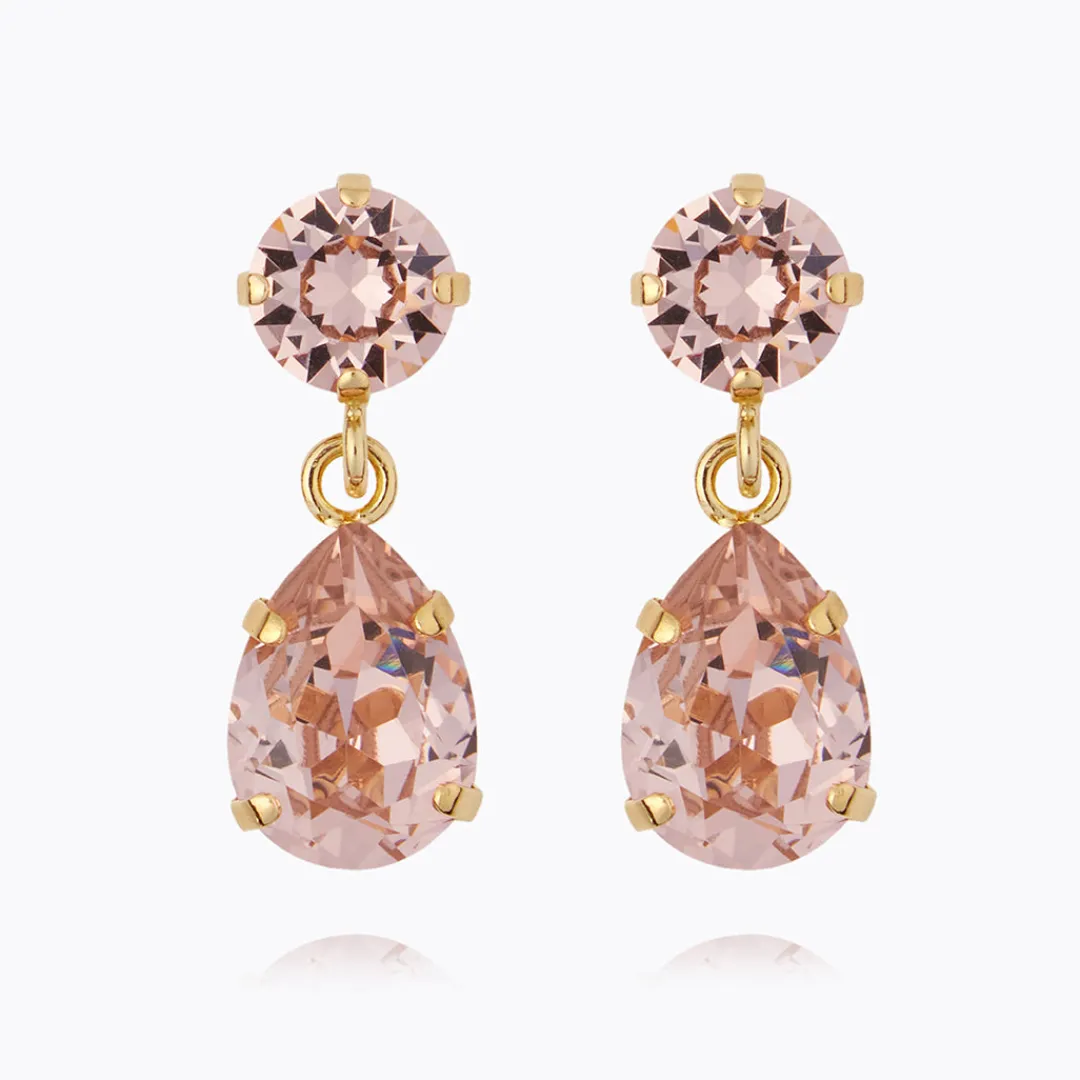 Caroline Svedbom Mini Drop Earrings Vintage Rose Flash Sale