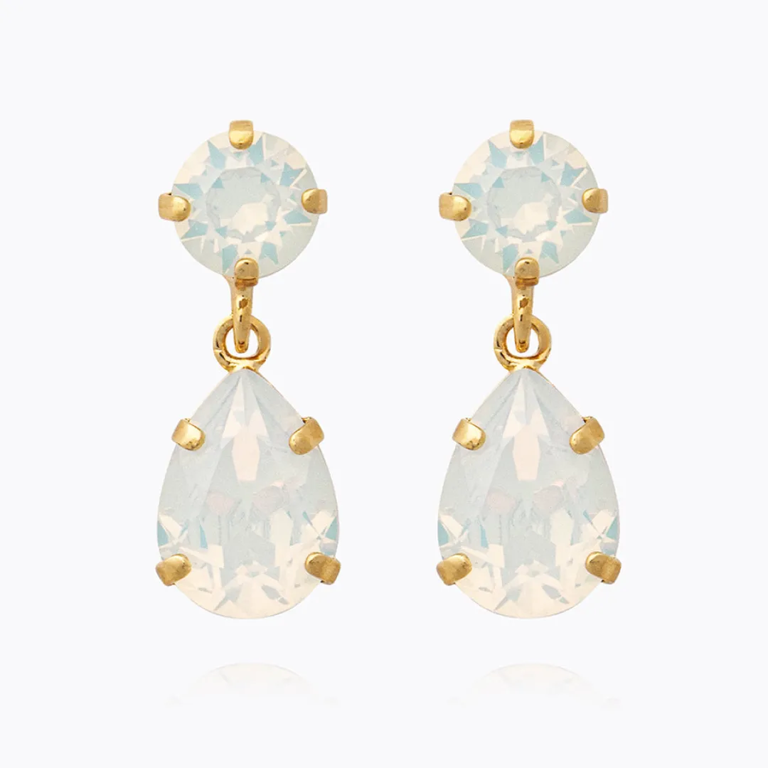 Caroline Svedbom Mini Drop Earrings White Opal Hot