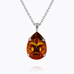 Caroline Svedbom Mini Drop Necklace Light Amber Cheap