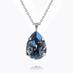 Caroline Svedbom Mini Drop Necklace/Denim Blue Store