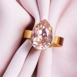 Caroline Svedbom Mini Drop Ring Vintage Rose Best