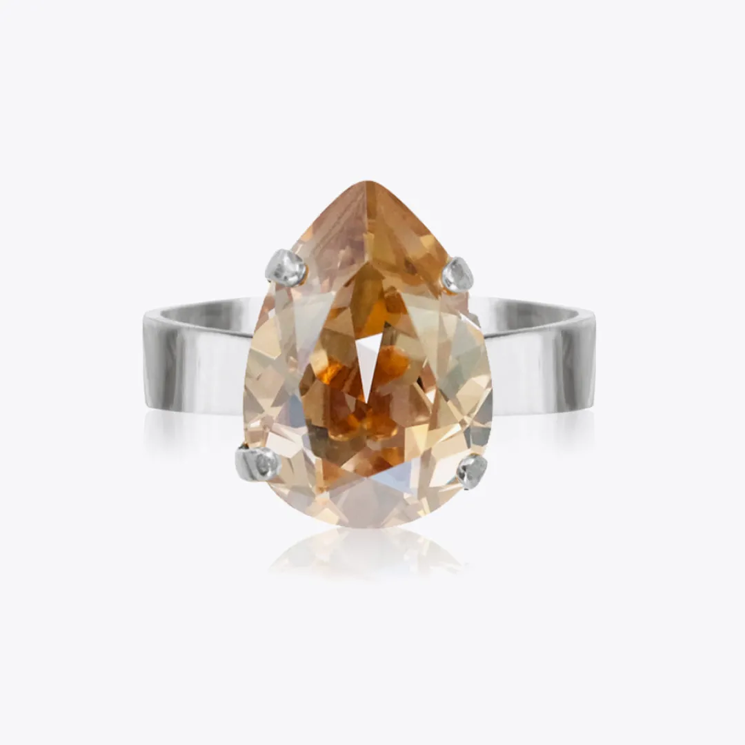 Caroline Svedbom Mini Drop Ring Golden Shadow Clearance