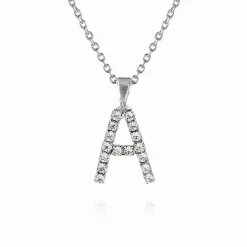 Caroline Svedbom Mini Letter Necklace A/Crystal Flash Sale
