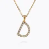 Caroline Svedbom Mini Letter Necklace D/Crystal Store