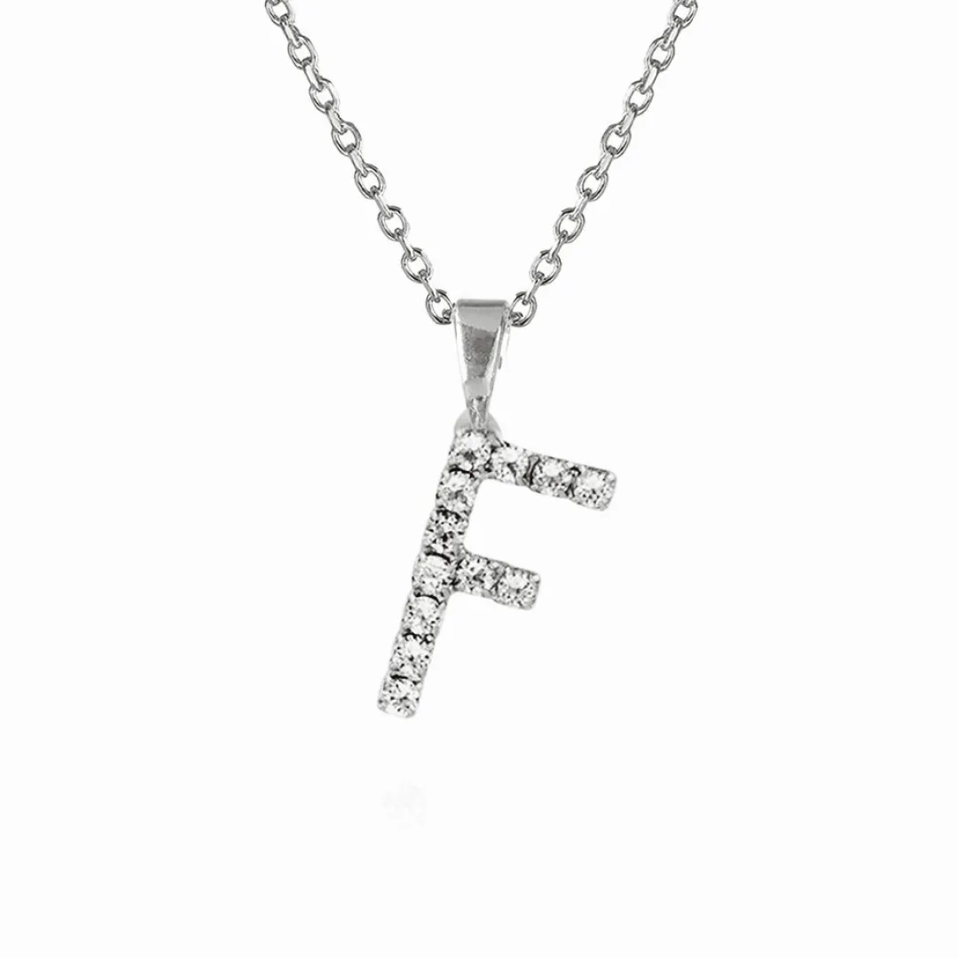 Caroline Svedbom Mini Letter Necklace F/Crystal Online