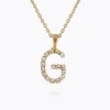 Caroline Svedbom Mini Letter Necklace G/Crystal Shop