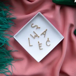 Caroline Svedbom Mini Letter Necklace L/Crystal Flash Sale