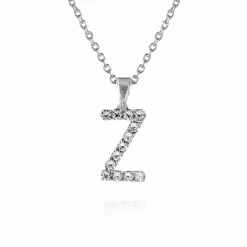 Caroline Svedbom Mini Letter Necklace Z/Crystal Outlet
