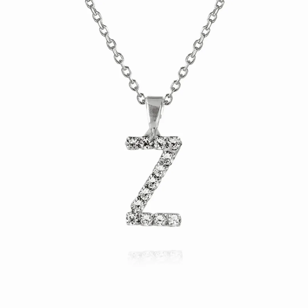 Caroline Svedbom Mini Letter Necklace Z/Crystal Outlet