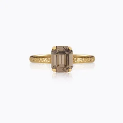 Caroline Svedbom Mini Lydia Ring Black Diamond Cheap