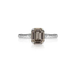 Caroline Svedbom Mini Lydia Ring Black Diamond Cheap
