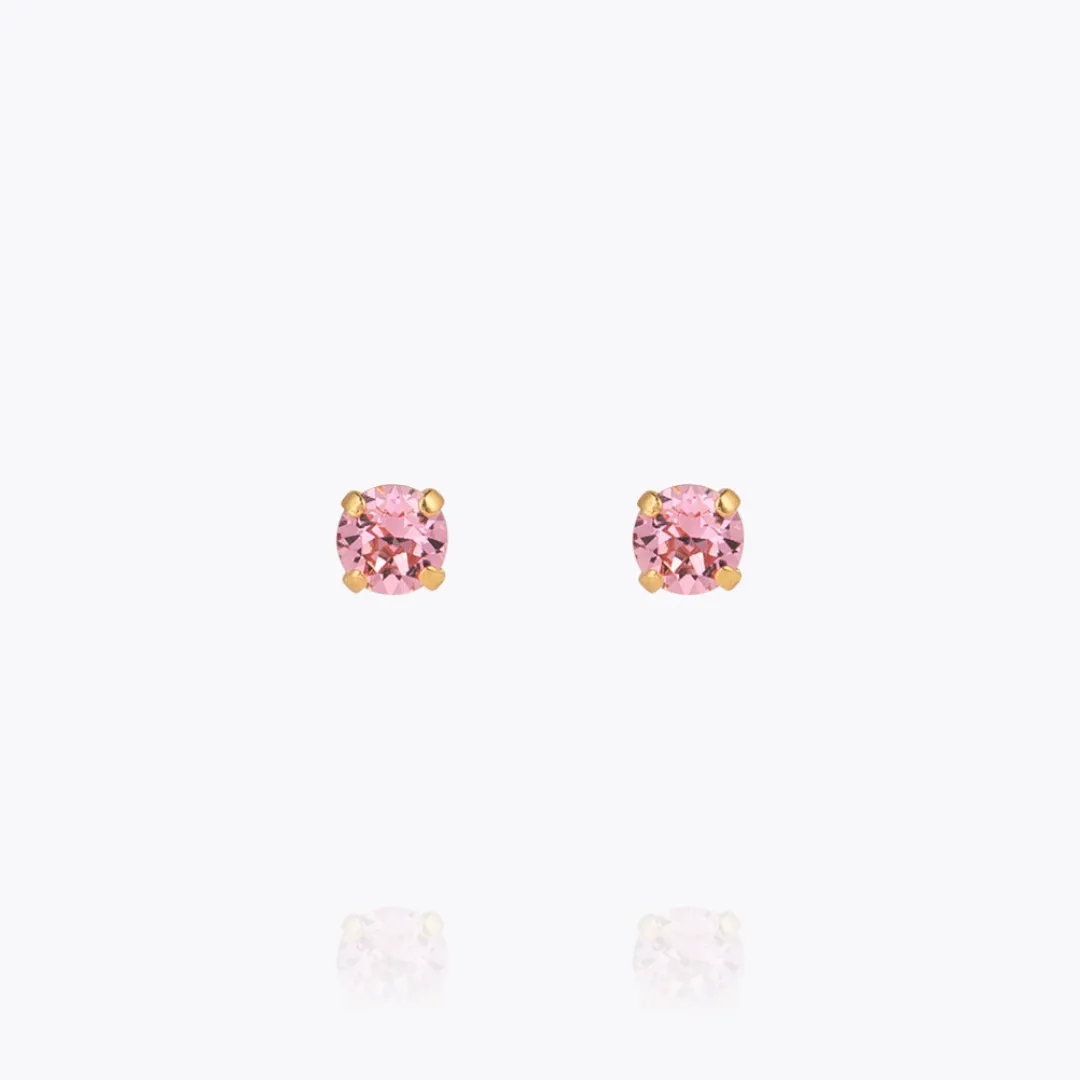 Caroline Svedbom Mini Stud Earrings Light Rose Hot