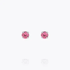 Caroline Svedbom Mini Stud Earrings Rose Hot