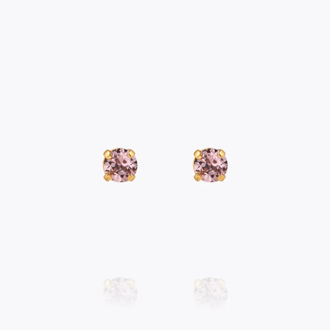 Caroline Svedbom Mini Stud Earrings Light Amethyst Outlet