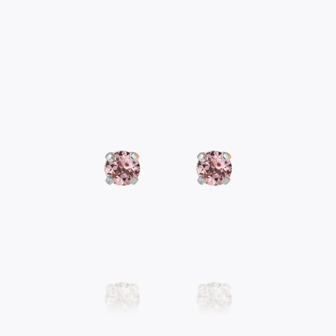 Caroline Svedbom Mini Stud Earrings Light Amethyst Outlet