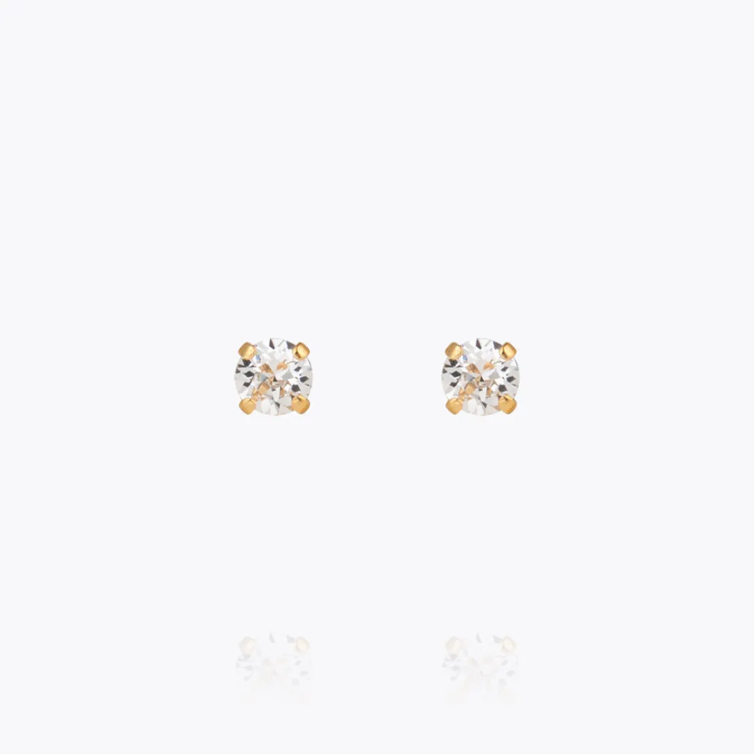 Caroline Svedbom Mini Stud Earrings Crystal Sale