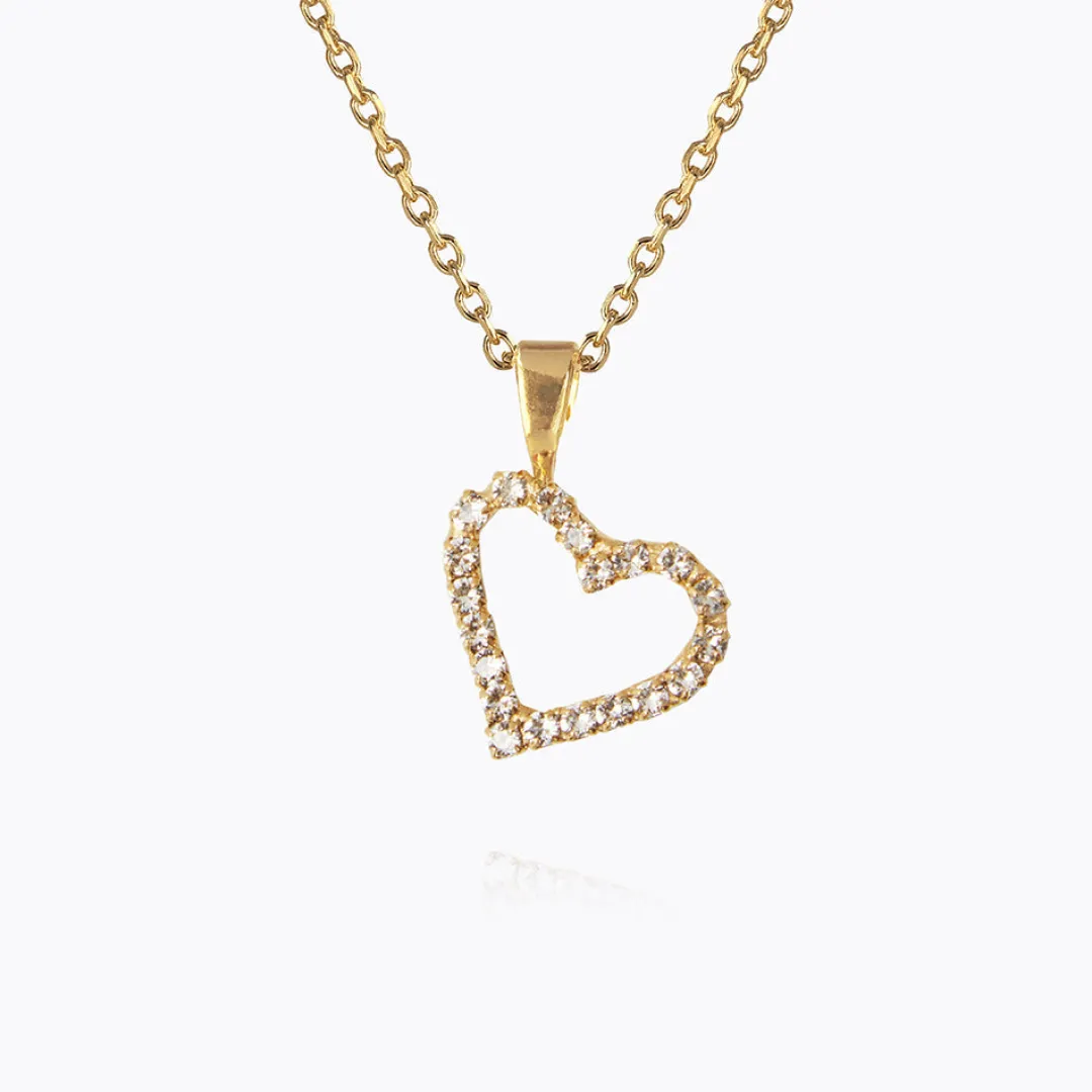 Caroline Svedbom Mini Sweetheart Necklace/Crystal Outlet