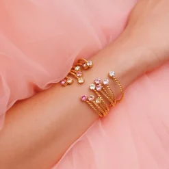 Caroline Svedbom Mini Twisted Bracelet Light Azore Discount