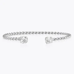 Caroline Svedbom Mini Twisted Bracelet Crystal Hot
