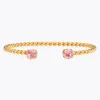 Caroline Svedbom Mini Twisted Bracelet Light Rose Clearance