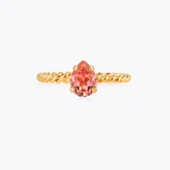 Caroline Svedbom Niki Ring Rose Peach Cheap