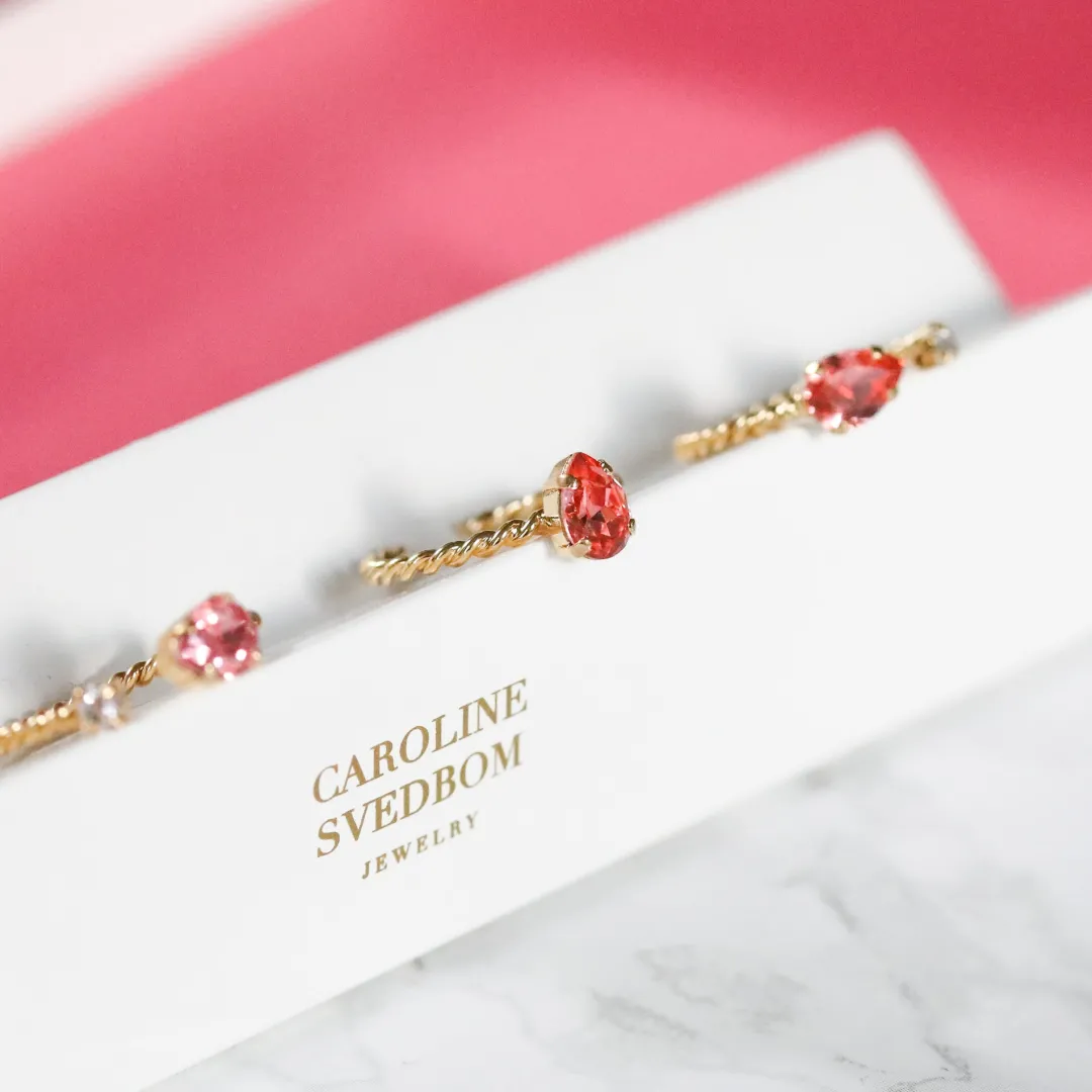 Caroline Svedbom Niki Ring Rose Peach Cheap