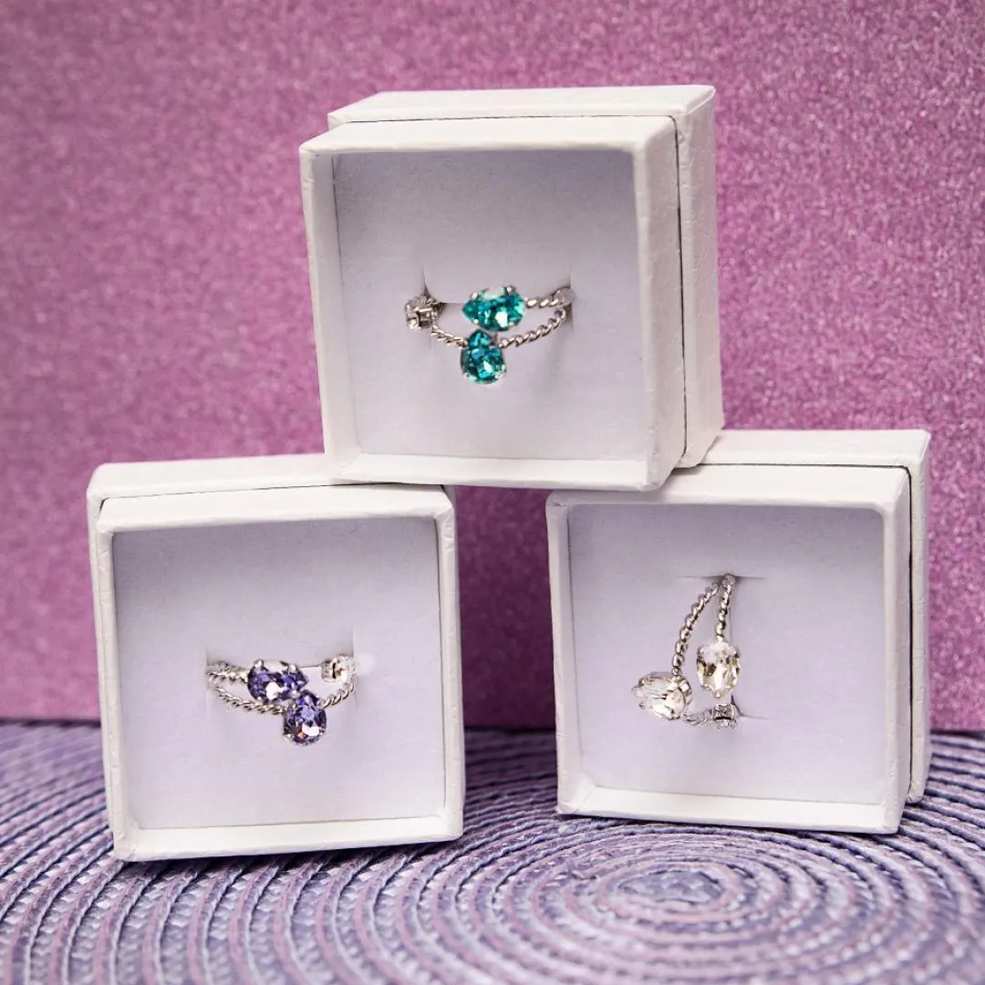 Caroline Svedbom Niki Ring Crystal Cheap