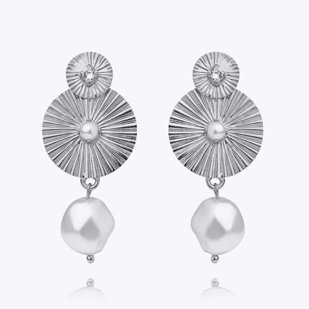 Caroline Svedbom Odessa Pearl Earrings Hot