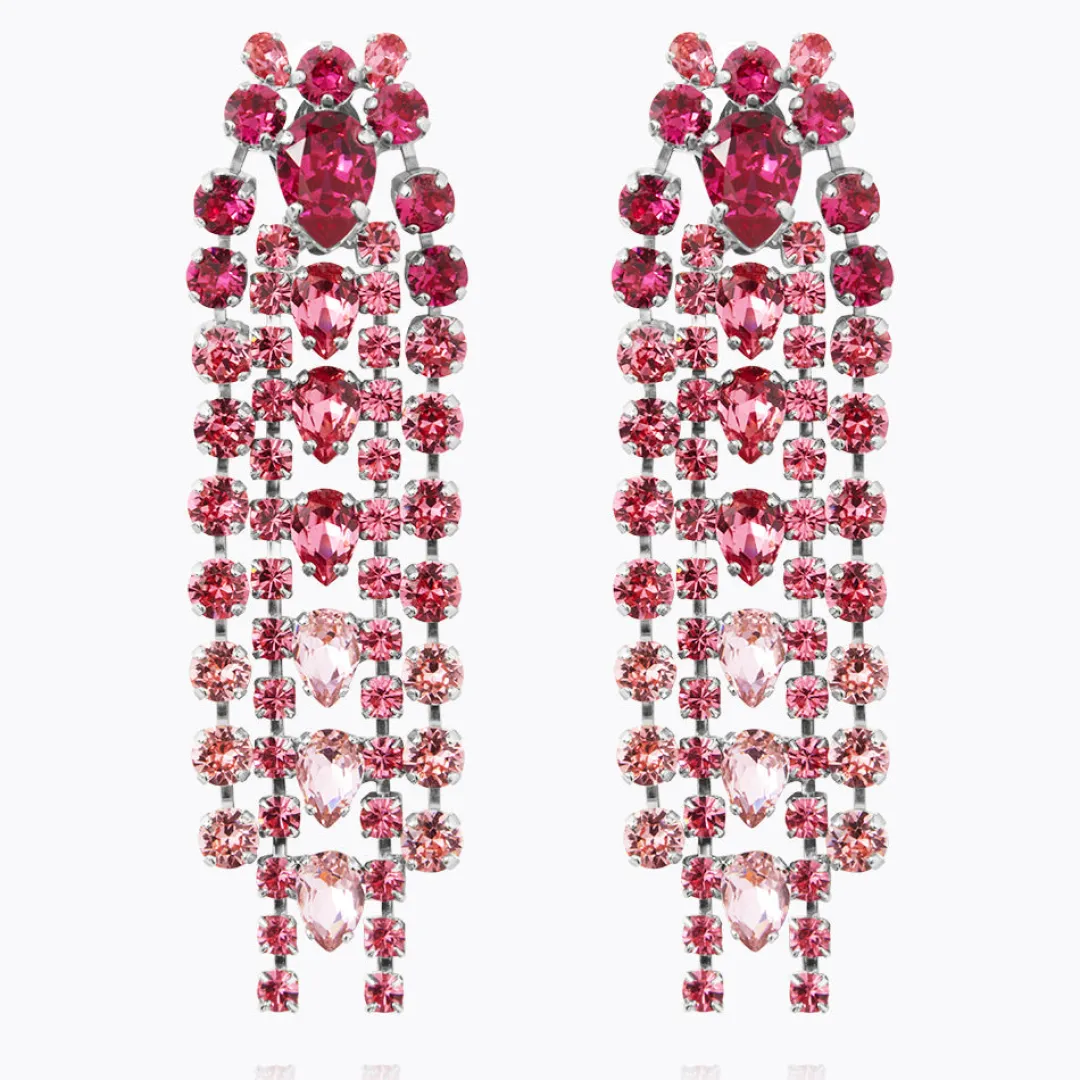 Caroline Svedbom Penelope Earrings/Fuschia Combo Store