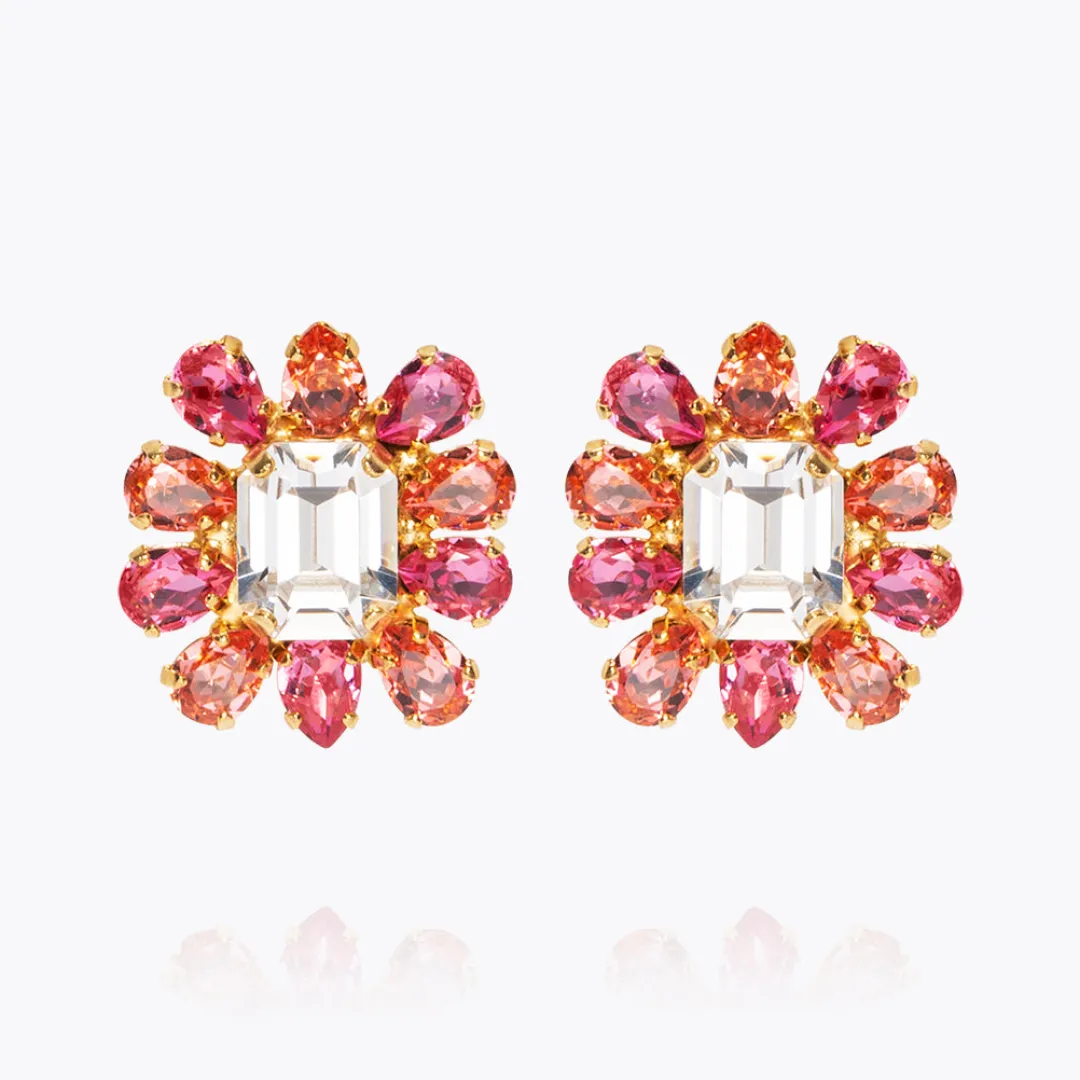 Caroline Svedbom Peony Earrings/Coral Combo Fashion