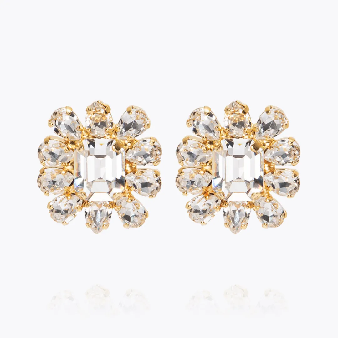 Caroline Svedbom Peony Earrings/Crystal Flash Sale