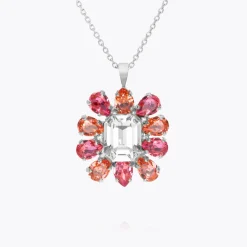 Caroline Svedbom Peony Necklace/Coral Combo Online