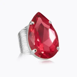 Caroline Svedbom Perfect Drop Ring Mulberry Red Outlet