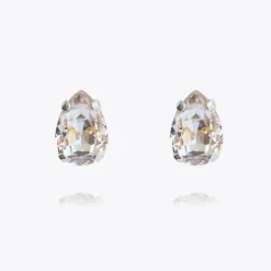 Caroline Svedbom Petite Drop Earrings Crystal New
