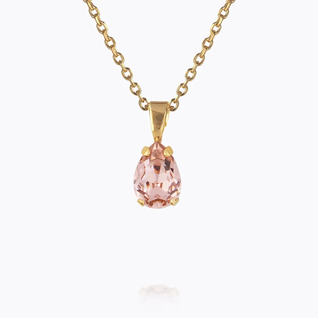 Caroline Svedbom Petite Drop Necklace Vintage Rose Shop