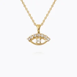 Caroline Svedbom Petite Greek Eye Necklace/Crystal Best Sale